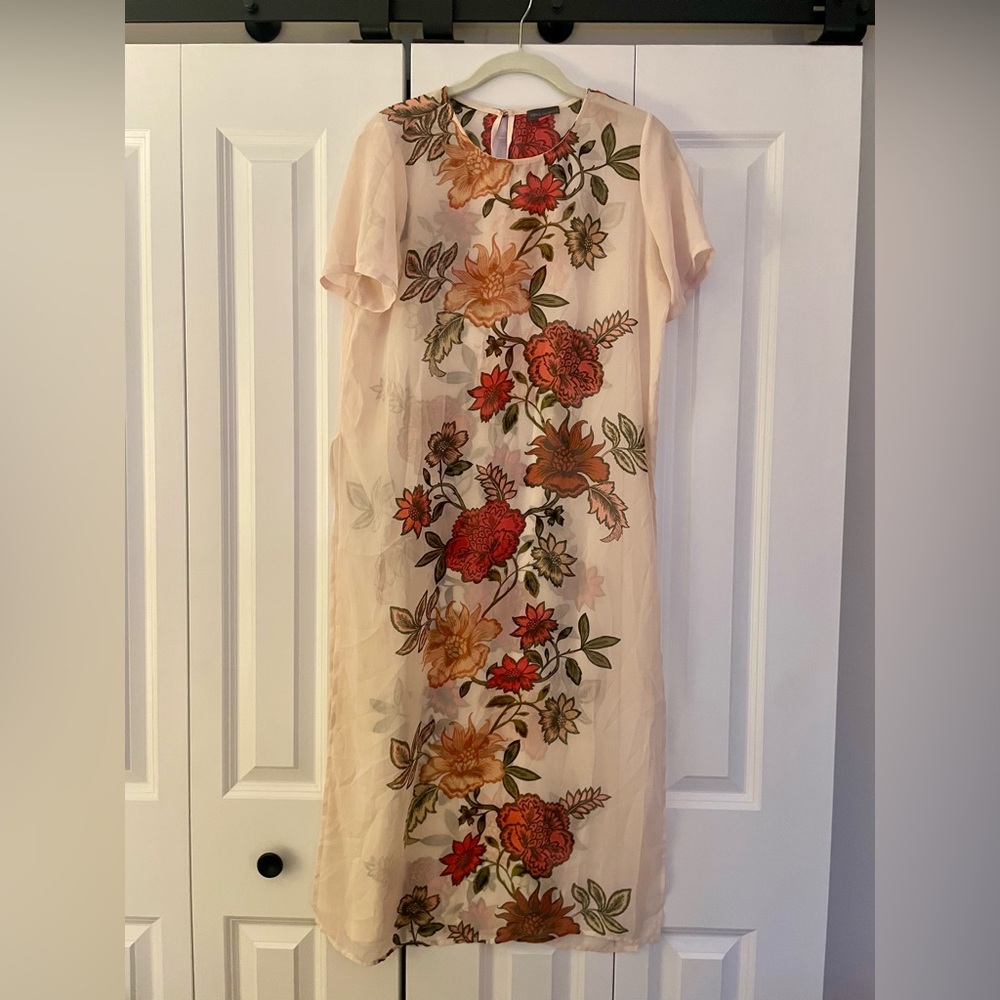 Vince Camuto Floral Embroidered Swim Suit Coverup